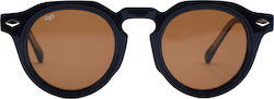 OJO Sunglasses Γυαλιά Ηλίου Μαύρα με Σκελετό