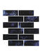 3d Purple Self-adhesive Wall Tile Stickers 10 Pcs 0.9 M²