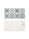 Vinyl Panel Sticker Living Room 120x60 Cm Flowers Geometric Designs