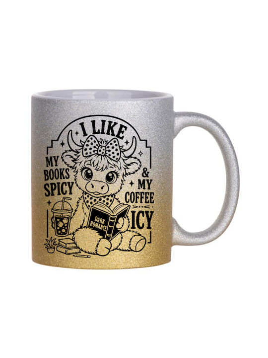 Digital Place Glitter Gold Silver Espresso Your...