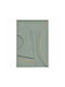 Canvas Painting Sage Curves 42x62x4
