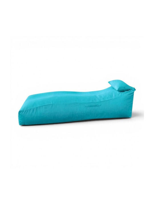 Vielseitiger Sitzsack & Pouf Wasserdichter Liegestuhl Türkis 170x70x55cm