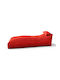 Multifunctional Bean Bag Chair Sunbed Waterproof Logo Red 170x70x55cm
