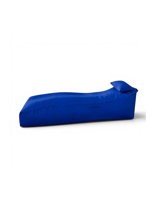 Multifunctional Bean Bag Sunbed Waterproof Pacific Blue 170x70x55cm