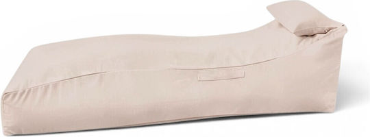 Vielseitiger Sitzsack & Pouf Wasserdichter Oyster Beige 170x70x55cm