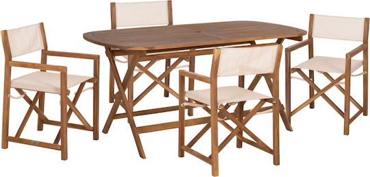 Set de sufragerie 5 piese Natural Set de sufragerie 5 piese Natural