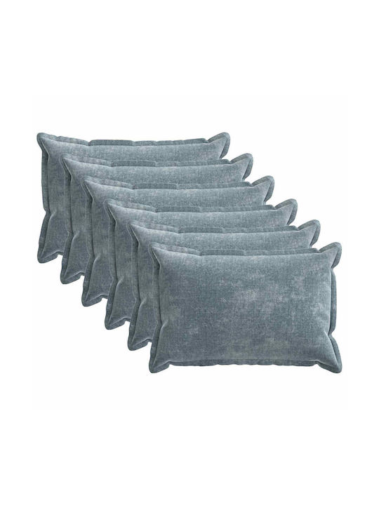 vidaXL vidaXL Decorative Pillow Case Houten Light Blue 70x50cm