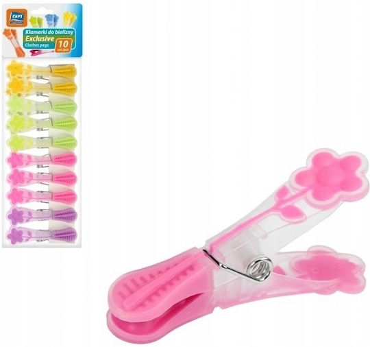RAVI Clothespins Made Of Plastic 10 Pieces