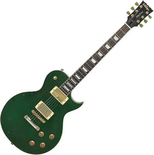 Vintage V100pu0019 Proshop Einzigartige Leicht Abgenutzte Schmutzige Jade Elektrische Gitarre