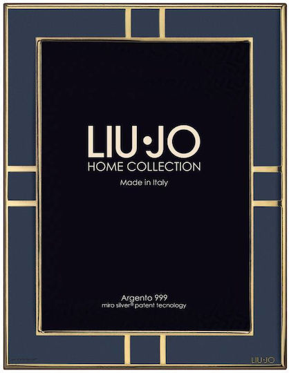 Liu Jo Fotorahmen Blau-Gold Metallisch 13x18 Liu Jo Fotorahmen Blau-Gold Metallisch 13x18