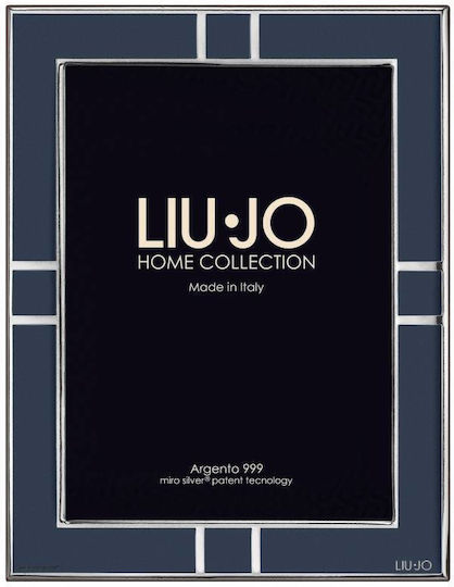 Liu Jo Fotorahmen Blau-Silber Metallisch 9x13 Liu Jo Fotorahmen Blau-Silber Metallisch 9x13