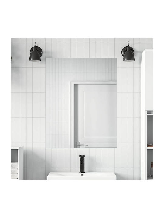 vidaXL Wandsticker Spiegel-Film 45 x 150 cm 2 Stück Silber Pet