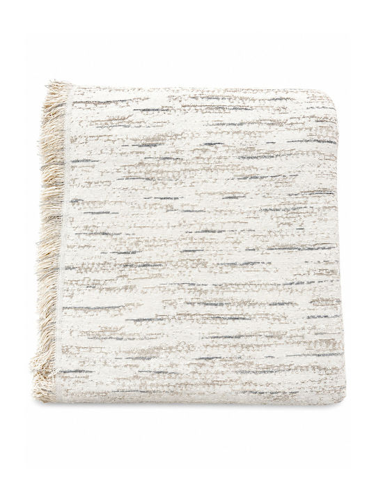 Xionoula Home Cuverturi Pentru Canapea De Fotoliu Jacquard 180x180cm Alb