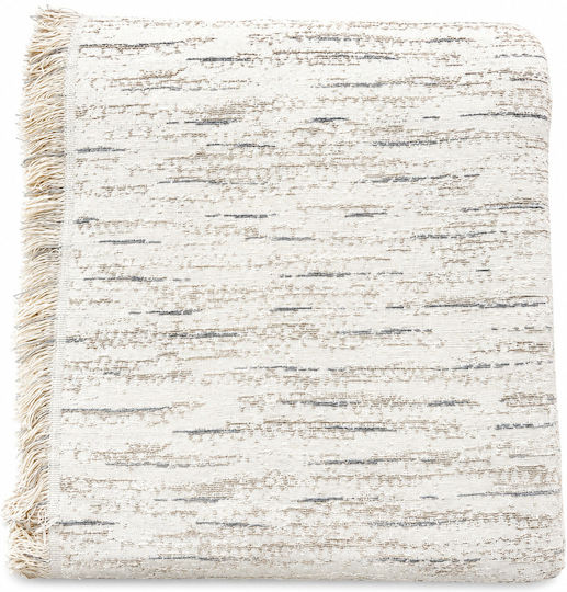 Xionoula Home Armchair Throw Jacquard 180x180cm White