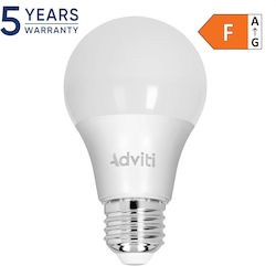 Orno LED Dimmable 9W E27 Φυσικό Λευκό