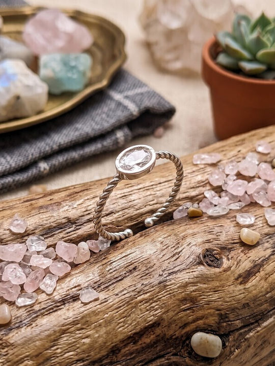 Grekas Damenring mit Zirkon aus Silber Grekas Damenring mit Zirkon aus Silber
