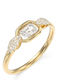 Guess Women's Ring with Stones from Gold Plated Steel