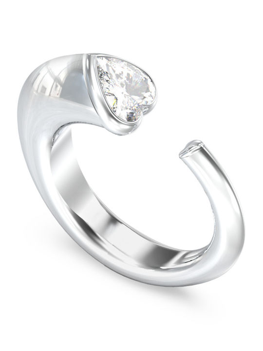 Guess Women's Ring with Stones from Steel