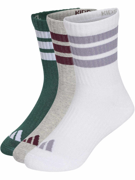 adidas Șosete pentru copii Sport Crew Multicolore 3 Perechi