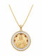 Ulysses Silver Pendant "Saint John The Baptist" Silver 925 14k Gold Plating Zircon Chain Gold Plated Silver 925