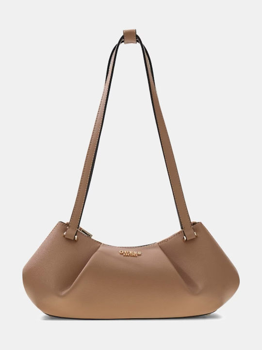 Guess Amorette Women's Satchel Bag Beige