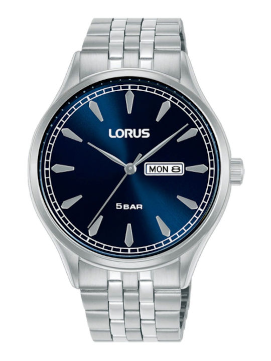 Lorus Classic Men's Watch Battery with Silver Stainless Steel Bracelet