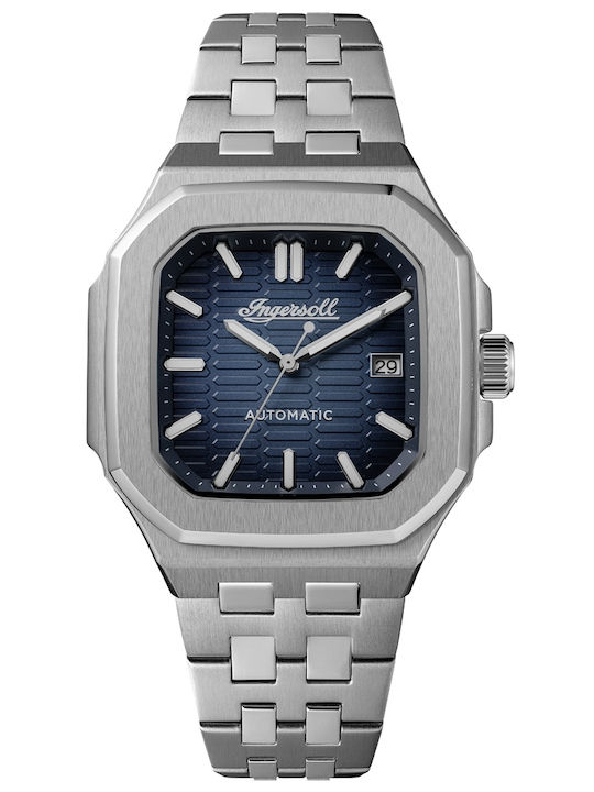 Ingersoll Men's Automatic Watch with Silver Metal Bracelet