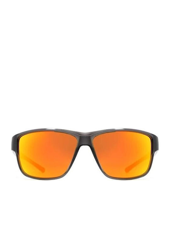 Red Bull Spect Unisex Sunglasses with Red Frame and Red Polarized Mirror Lens CHESS-03P
