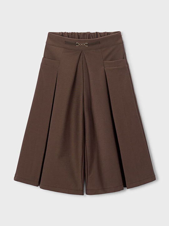 Mayoral Kids Fabric Shorts/Bermudas Brown