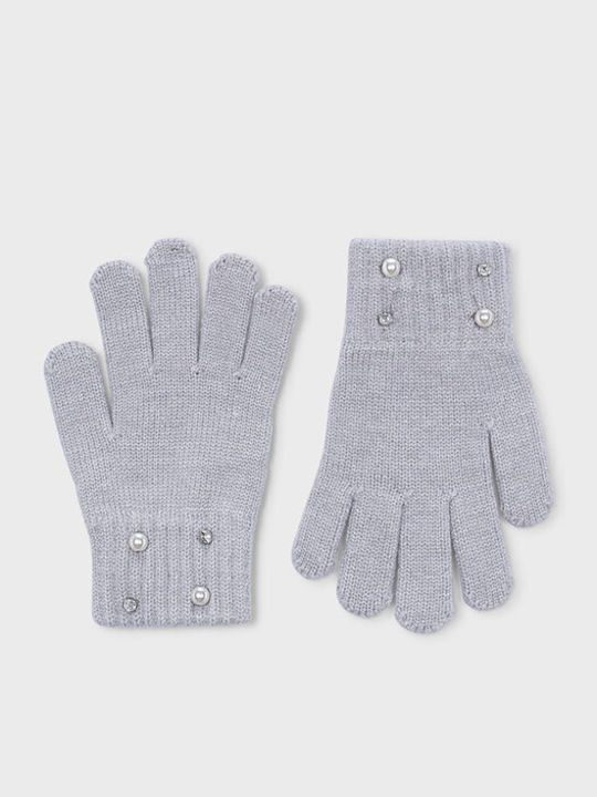 Mayoral Kinderhandschuhe Gestrickt Grau