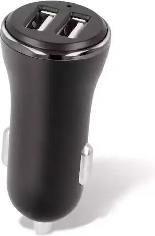 Forever Car Charger 3.6A with Ports 1xUSB-A 1xType-C Black Colour