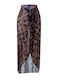 Zeldi Pareo Semi-Transparent Paisley Design