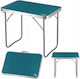 Nils Masă de aluminiu pentru camping pliabilă 60x40x50cm albastră