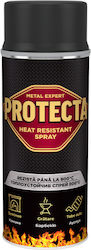 Protecta Paint Spray Metal Heat Resistant Up To 800 Degrees 0.4l Black Protecta Paint Spray Metal Heat Resistant Up To 800 Degrees 0.4l Black