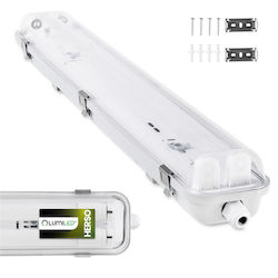 Wasserdichte LED Lampe Staubresistent 60cm 2xt8 G13 Ip65 Herso Lumiled Wasserdichte LED Lampe Staubresistent 60cm 2xt8 G13 Ip65 Herso Lumiled