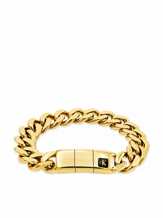 Calvin Klein Gold Plated Stainless Steel Neck Chain Calvin Klein Gold Plated Stainless Steel Neck Chain