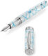 Montegrappa Module Stilou De Scris Cu Pană De Scris Auriu Din Oțel