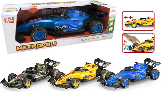 Metropoli Large Racing Car - 3 Pcs Pull Back Car for 1.5+ Years