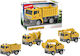 Metropoli Construction Truck - 4 Pcs Truck Pull Back for 1.5+ Years