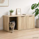 vidaXL Katzenbett Sonoma Eiche 100 x 49 x 45 cm