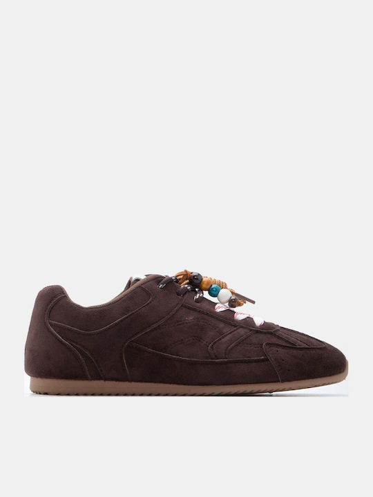 Luigi Women's Dark Brown Sneakers