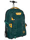 Spirit Σχολική Τσάντα Τρόλεϊ Πράσινη 30lt 35 x 25 x 55εκ