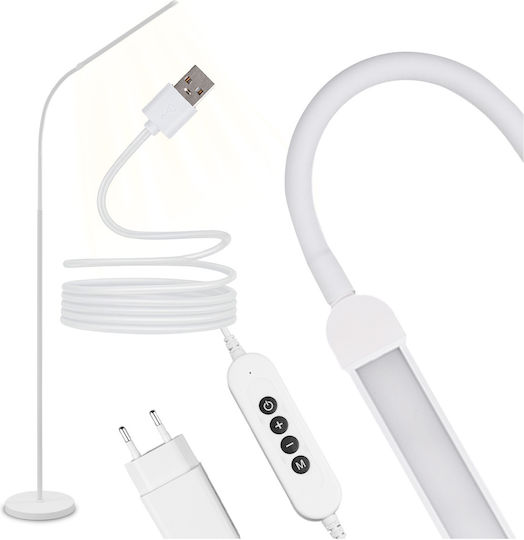Lumiled Lampadar LED cu lumină albă reglabilă Alb