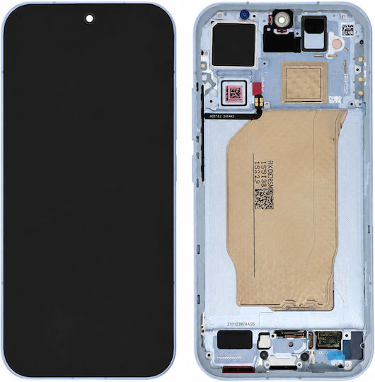 Ecran Xiaomi 17 AMOLED cu ecran tactil sticlă cu ramă albastră