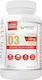 Wish Pharmaceutical Natural Vitamin D3 100μg 4000IU + Prebiotic Vitamin for Immune Support & Bone Health 120 Capsules