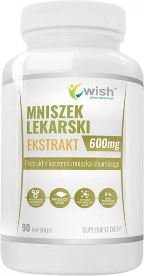 Wish Pharmaceutical Dandelion Extract 600mg 90 Capsules