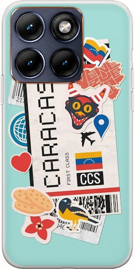 Mobile Phone Case Ticket To Caracas Motorola Edge 70 Fusion 5g Flexible TPU Transparent Silicone
