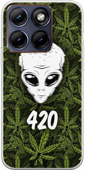 Alien 420 Case Motorola Edge 70 Fusion 5g Flexible TPU Transparent Silicone
