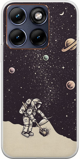 Husă Space Dust Motorola Edge 70 Fusion 5G Flexibil TPU Silicon Transparent