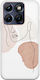 Mobile Phone Case Girl Look Motorola Edge 70 Fusion 5g Flexible TPU Transparent Silicone